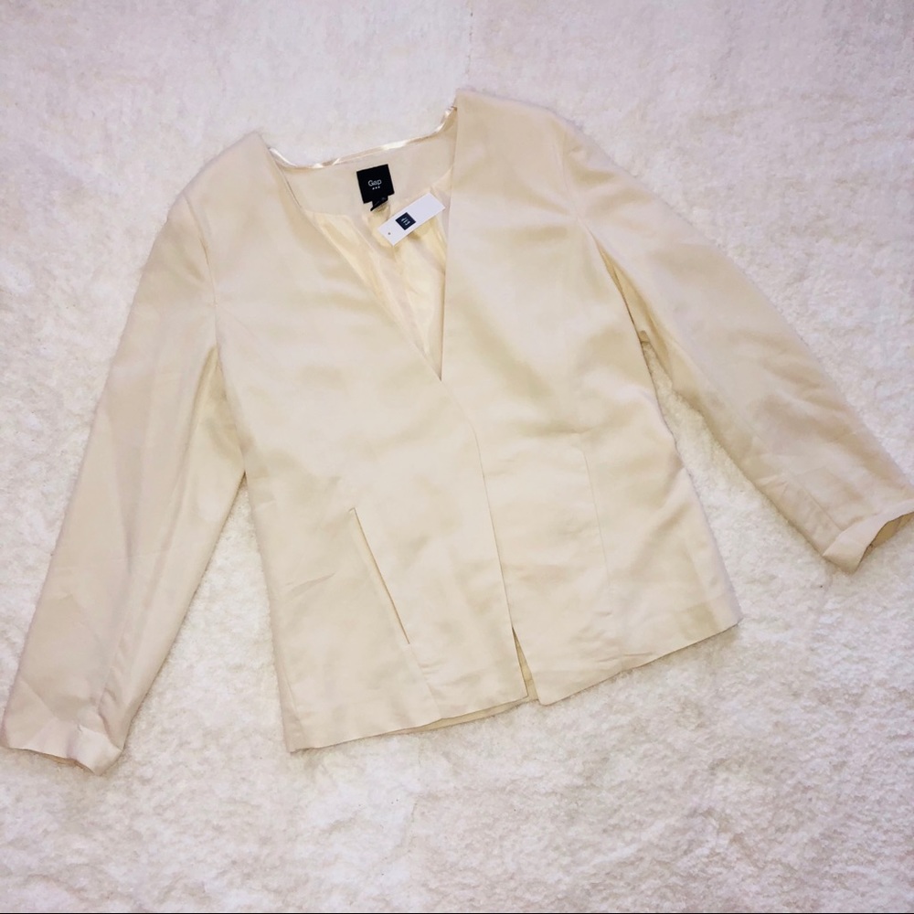 Gap Collarless Blazer